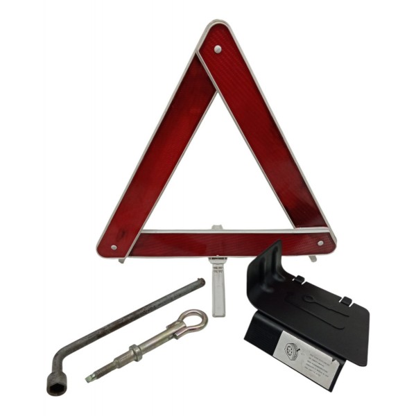 Kit Segurança Chave Roda Triangulo Gancho Reboque 307 Sw 2.0