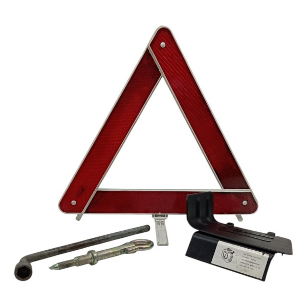 Kit Segurança Chave Roda Triangulo Gancho Reboque 307 Sw 2.0