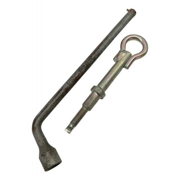 Kit Segurança Chave Roda Triangulo Gancho Reboque 307 Sw 2.0