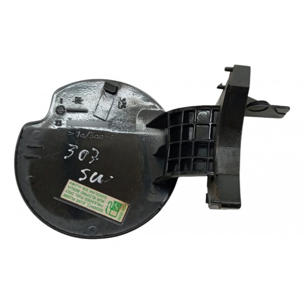 Tampa Portinhola Tanque Combustivel Peugeot 307 Sw 2005 2006 Preto
