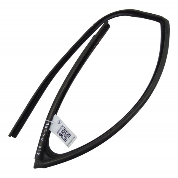 Borracha Vidro Dianteira Esquerda Peugeot 307 Sw 2005 2006 Preto