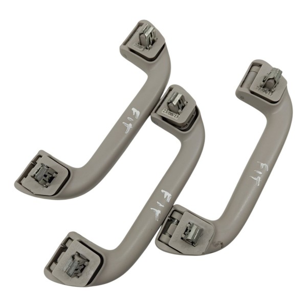 Kit Alça Teto Pqp Honda City 1.5 Exl 2015 2016 2017 2018 Bege