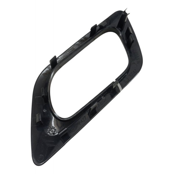 Moldura Maçaneta Interna Direita Citroen C4 Hatch 2.0 2010 Preto Traseira