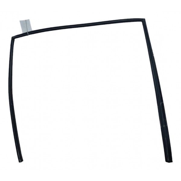 Borracha Canaleta Porta Traseira Esquerda Jac J5 1.5 2012 13 Preto