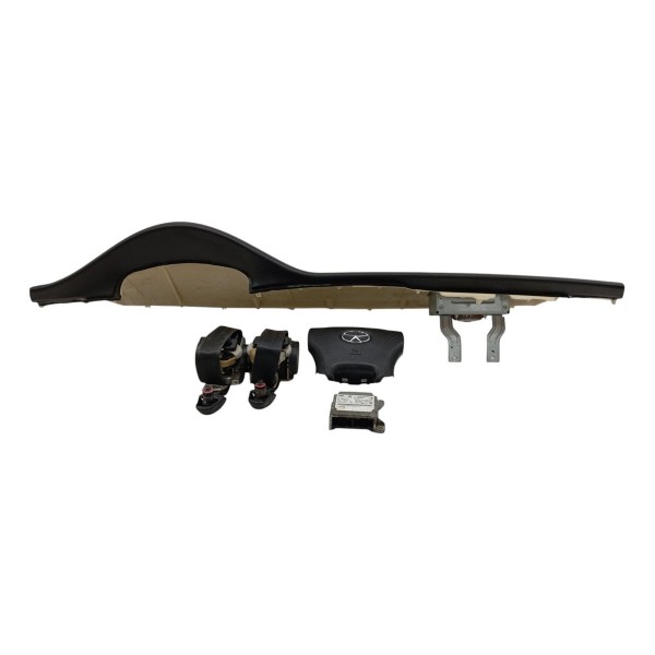 Kit Airbag Jac J5 1.5 16v 2011 2012 2013 2014 2015 Preto