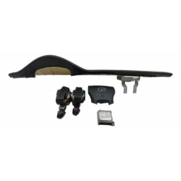 Kit Airbag Jac J5 1.5 16v 2011 2012 2013 2014 2015 Preto