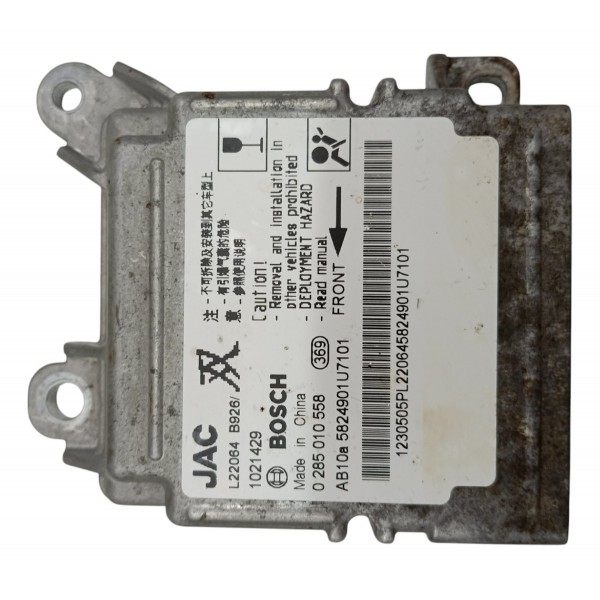 Kit Airbag Jac J5 1.5 16v 2011 2012 2013 2014 2015 Preto