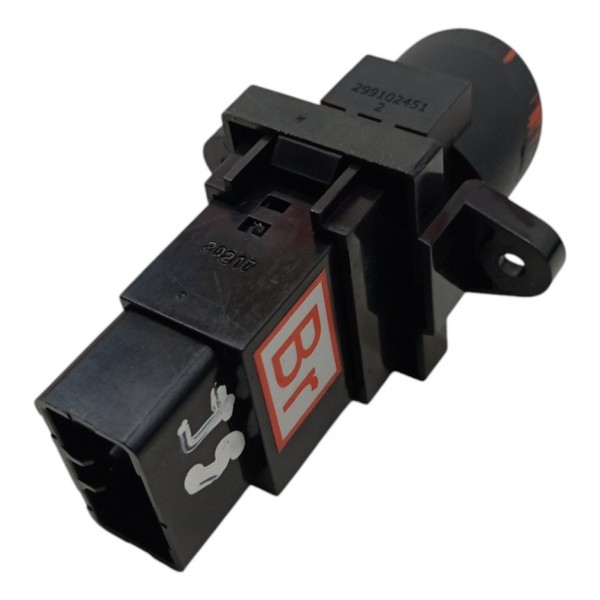 Botão Pisca Alerta Jac J5 1.5 16v 2012 2013 2014 Preto