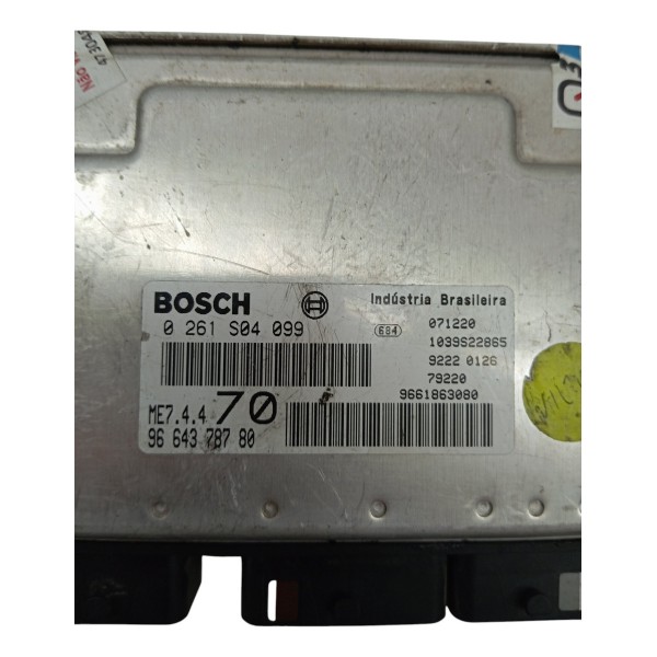 Kit Cod Modulo Injeção Peugeot 206 Sw 1.4 Flex 7.4.4 S/chave