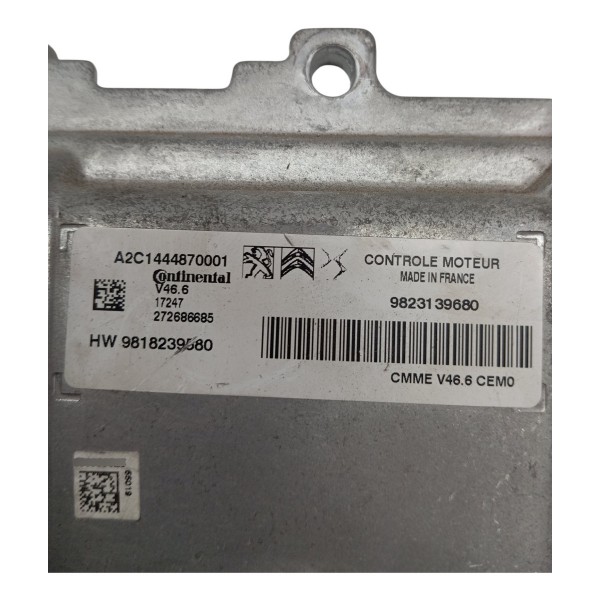 Kit Code Injeção Peugeot 2008 Automático 1.6 16v 2017 2018