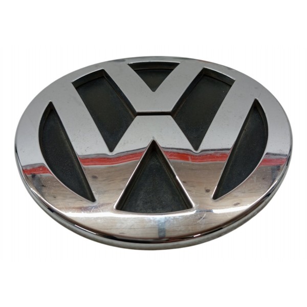 Emblema Vw Tampa Traseira Volkswagen Gol Polo Spacefox 2010 Prata