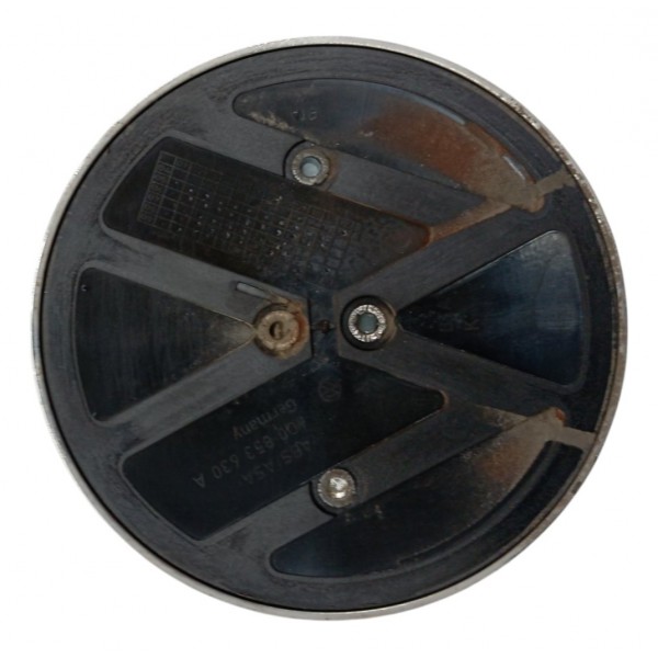 Emblema Vw Tampa Traseira Volkswagen Gol Polo Spacefox 2010 Prata