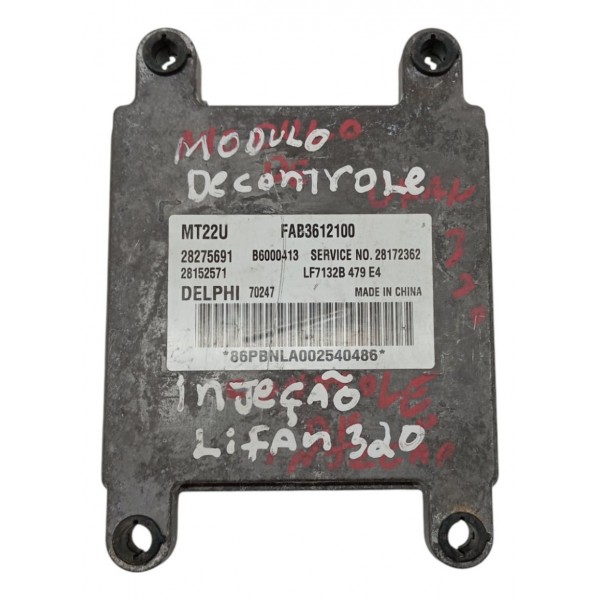 Modulo Injeção Elétronica Lifan 320 1.3 2011 2012 Fab3612100