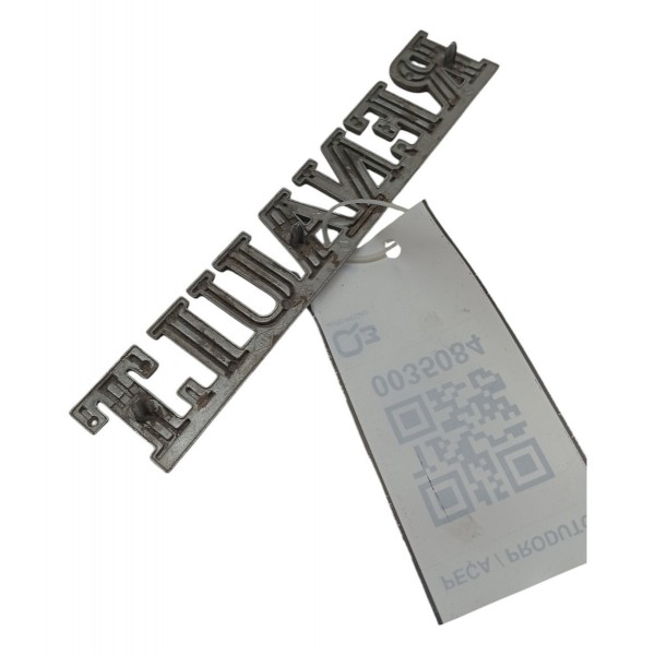 Emblema Renault Clio Sandero Logan 2005 2006 2007 2008 2009 Prateado