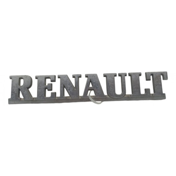 Emblema Renault Clio Sandero Logan 2005 2006 2007 2008 2009 Prateado