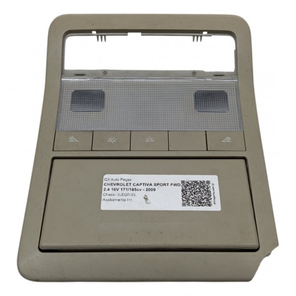 Luz Teto Cortesia Console Chevrolet Captiva 2009 10 Detalhe