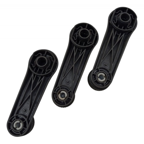 Kit Manivela Vidro Manual Volkswagen Spacefox 2014 2015 2016 Preto