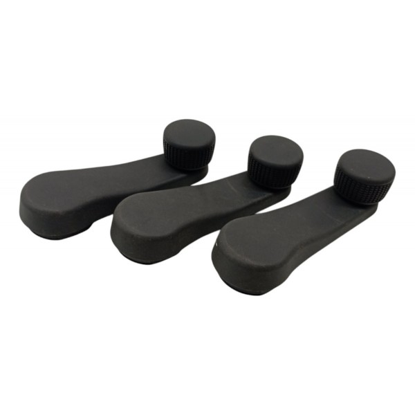 Kit Manivela Vidro Manual Volkswagen Spacefox 2014 2015 2016 Preto