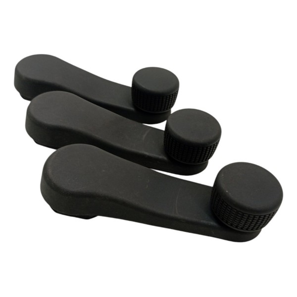 Kit Manivela Vidro Manual Volkswagen Spacefox 2014 2015 2016 Preto