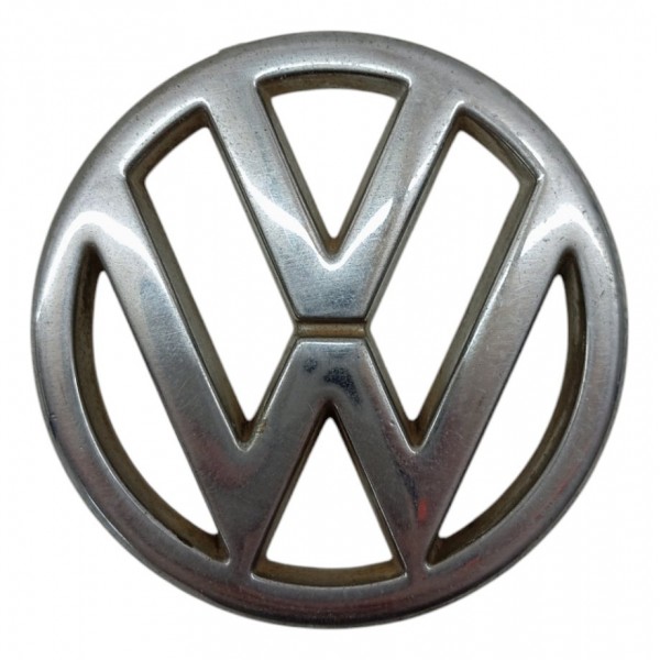 Emblema Tampa Traseira Porta Malas Volkswagen Golf 1997 1999 Prata