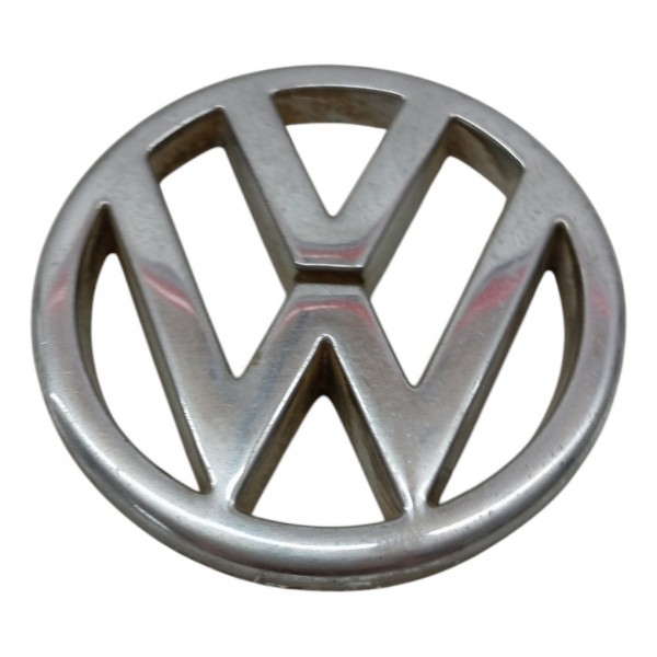 Emblema Tampa Traseira Porta Malas Volkswagen Golf 1997 1999 Prata