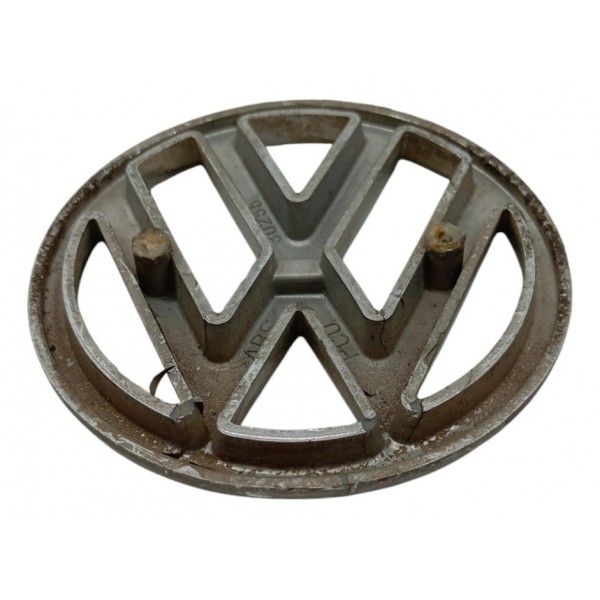 Emblema Tampa Traseira Porta Malas Volkswagen Golf 1997 1999 Prata