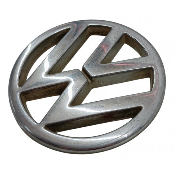 Emblema Tampa Traseira Porta Malas Volkswagen Golf 1997 1999 Prata