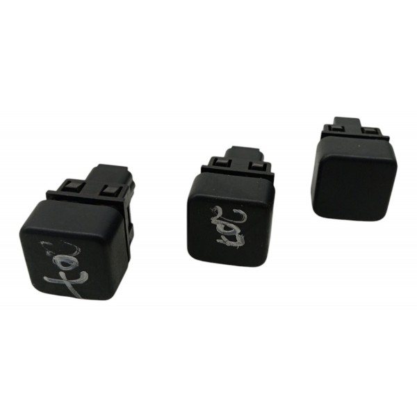 Kit Botão Falso Painel Central Peugeot 207 2008 2009 2010 11