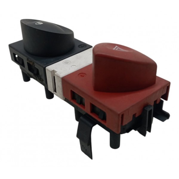 Botão Alerta Trava Portas Renault Megane 2007 2008 Detalhe Azul