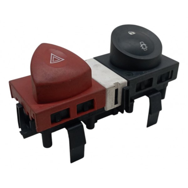 Botão Alerta Trava Portas Renault Megane 2007 2008 Detalhe Azul