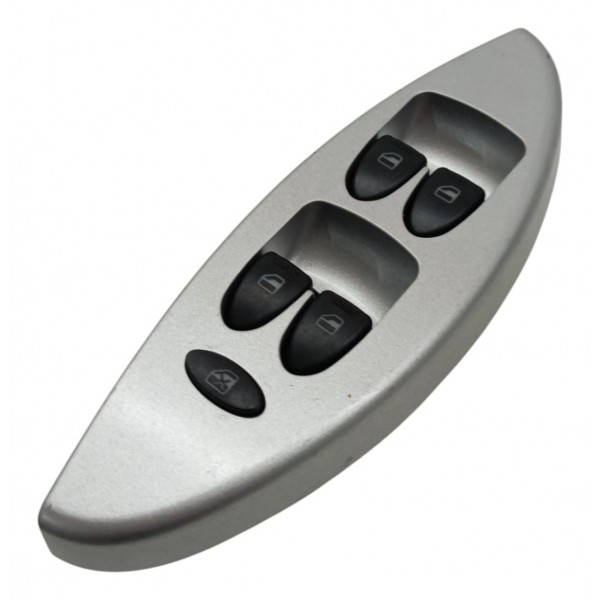 Comando Botão Elétrico Dianteiro Esquerdo Lifan 320 2011 12 - Prata