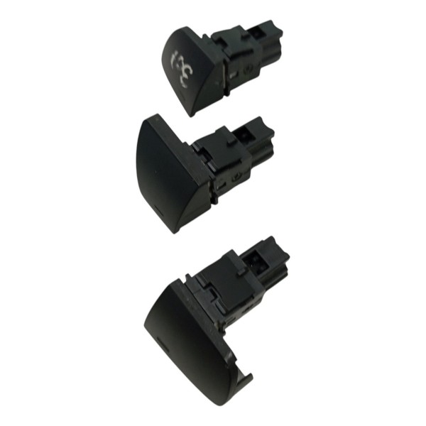 Kit Botão Falso Painel Central Peugeot 307 2005 2006 2007 08