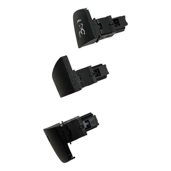 Kit Botão Falso Painel Central Peugeot 307 2005 2006 2007 08