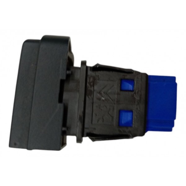 Botão Interruptor Pisca Alerta Peugeot 208 2014 2016 2017 18 Preto
