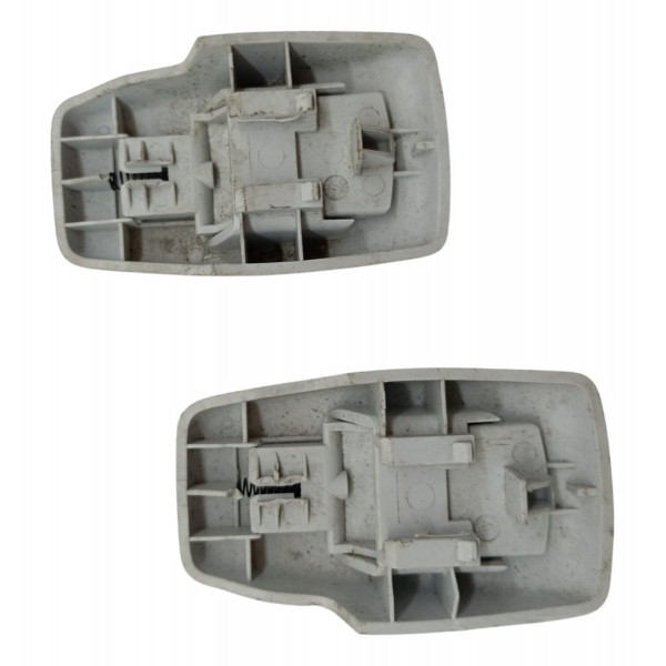 Par Acabamento Botão Ajuste Cinto Segurança Peugeot 208 2018 Branco