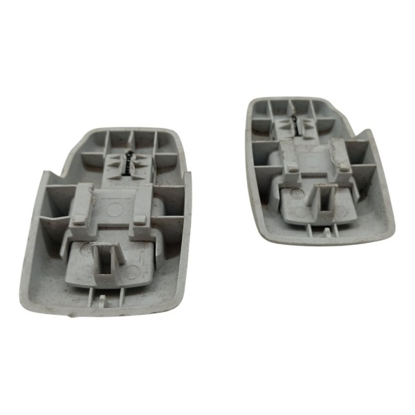 Par Acabamento Botão Ajuste Cinto Segurança Peugeot 208 2018 Branco