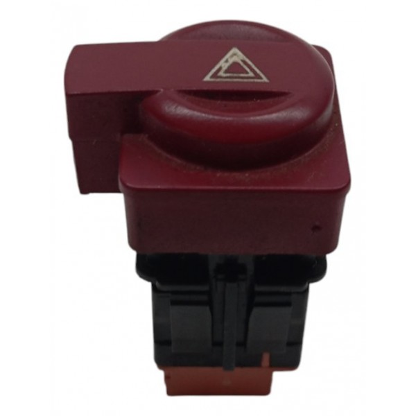 Botão Pisca Alerta Citroen C4 Pallas 2007 2008 2009 2010 11 Preto