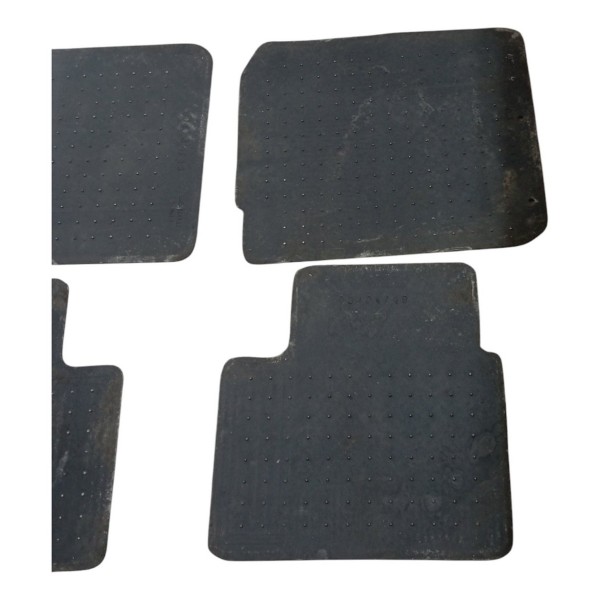 Kit Jogo Tapetes Renault Kwid 1.0 3cc 2017 2018 2019 2020 21 Preto