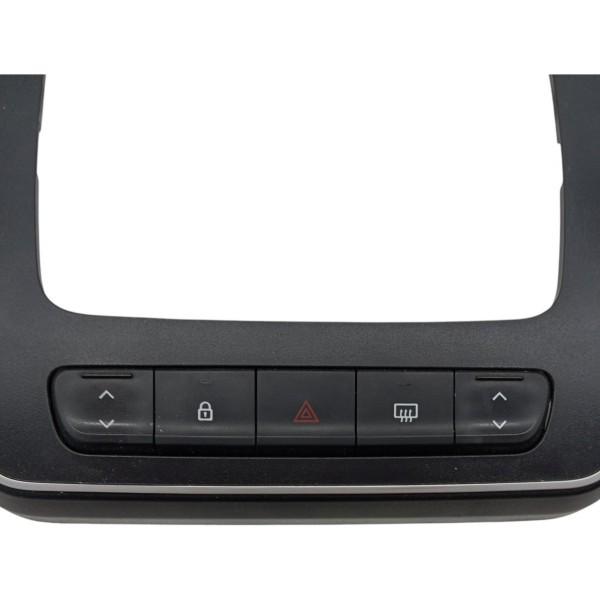 Moldura Radio Painel Central Pisca Alerta Renault Kwid 2019