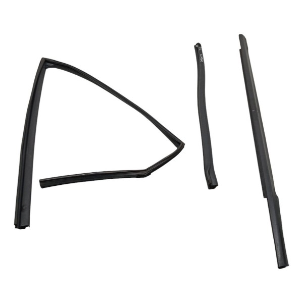 Kit Pestana Canaleta Traseira Esquerda Kia Sorento 2.4 2015 Preto