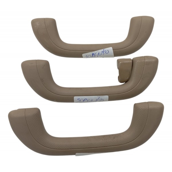 Kit 3 Puxador Alça Teto Pqp Kia Sorento 2.4 2014 2015 2016