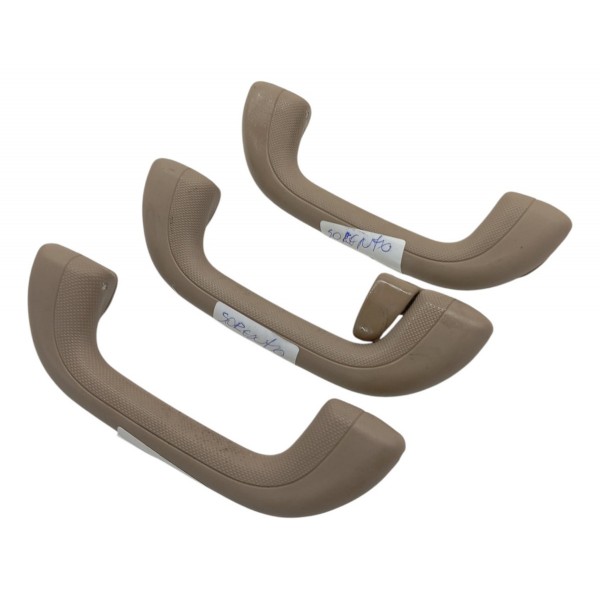 Kit 3 Puxador Alça Teto Pqp Kia Sorento 2.4 2014 2015 2016