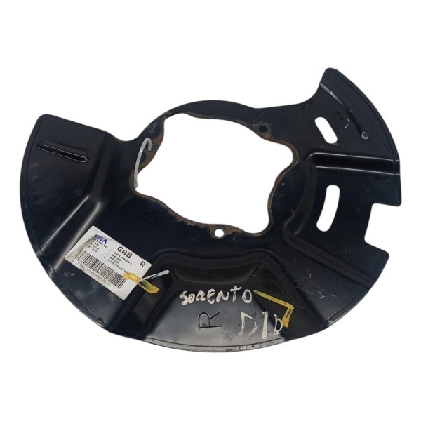 Espelho Sapata Freio Dianteiro Direito Kia Sorento 2.4 2015 Preto