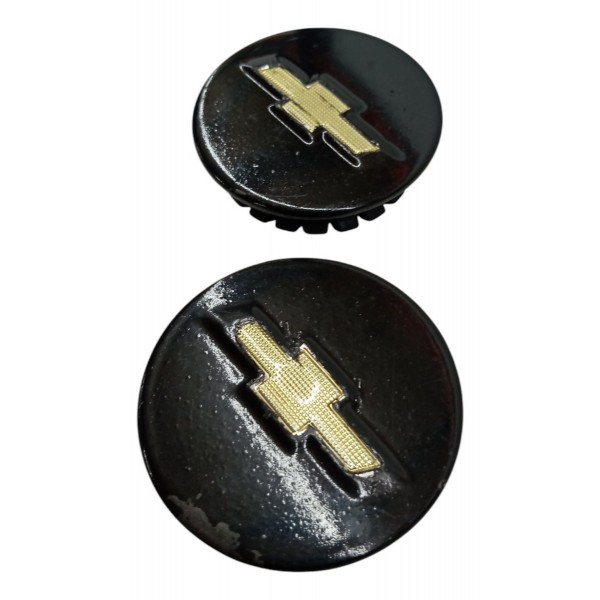 Par Tampa Emblema Roda Chevrolet Cruze Prisma Montana 2014