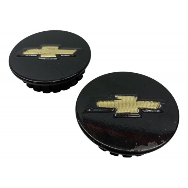 Par Tampa Emblema Roda Chevrolet Cruze Prisma Montana 2014