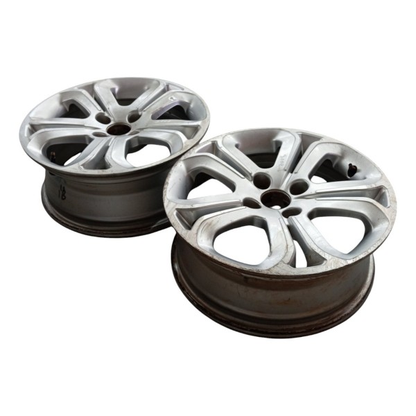 Par Roda Aro 16 Original Peugeot 2008 Griffe 2017 2018 2019 Prateado