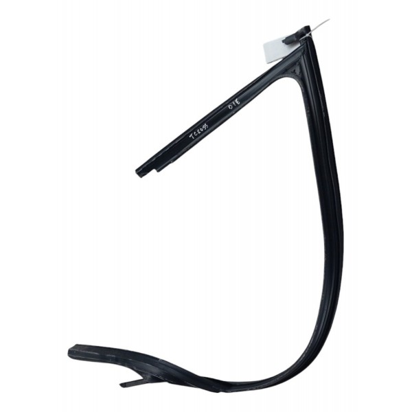 Borracha Guarnição Dianteira Esquerda Vw Tcross Tsi 2021 22 Preto