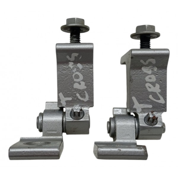 Par Dobradiça Porta Dianteira Direita Vw Tcross Tsi 2022 23