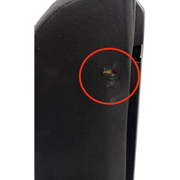 Encosto Banco Traseiro Renault Sandero Logan 2007 2008 2009 Preto