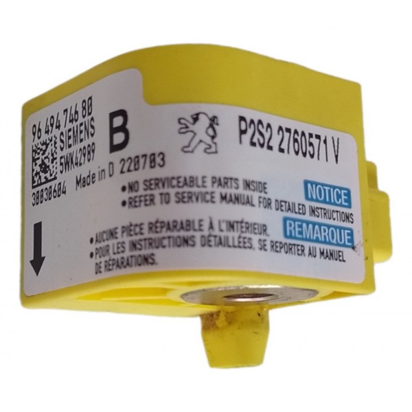 Sensor Airbag Impacto Citroen C4 2.0 2010 2011 2012